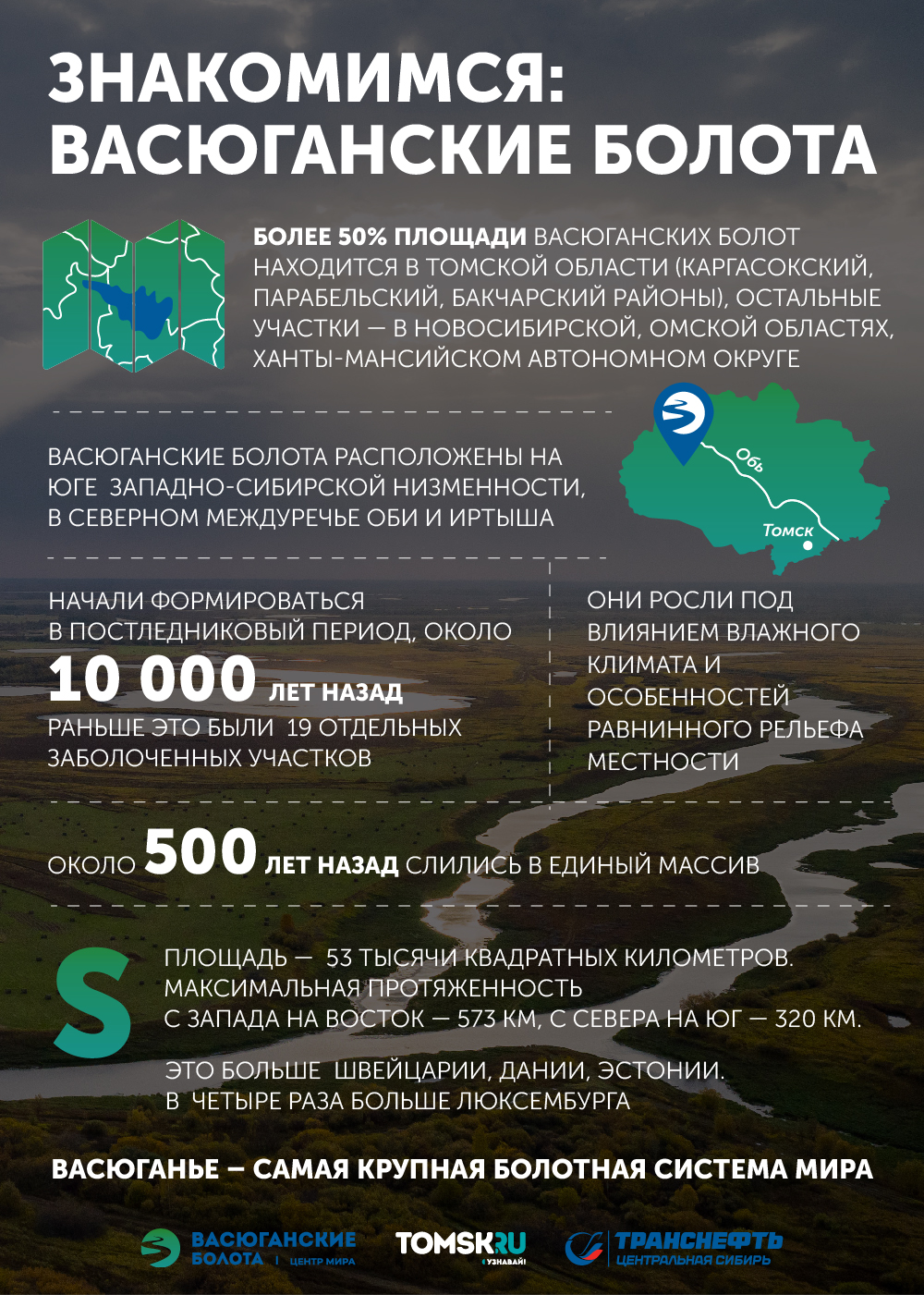 Васюганские болота зимой