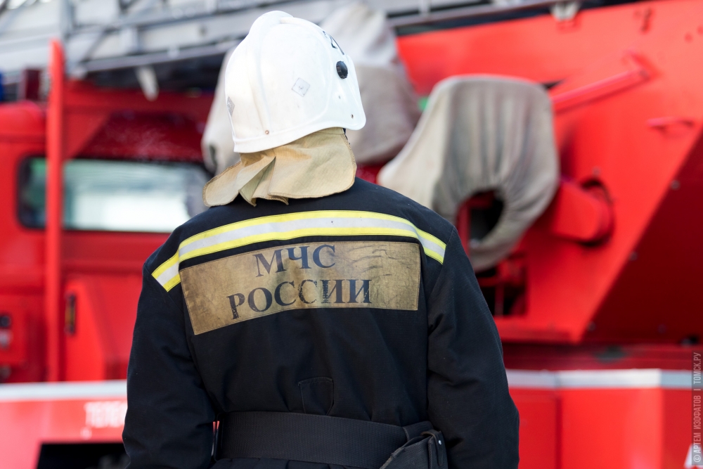 В Томске во время движения загорелся маршрутный автобус