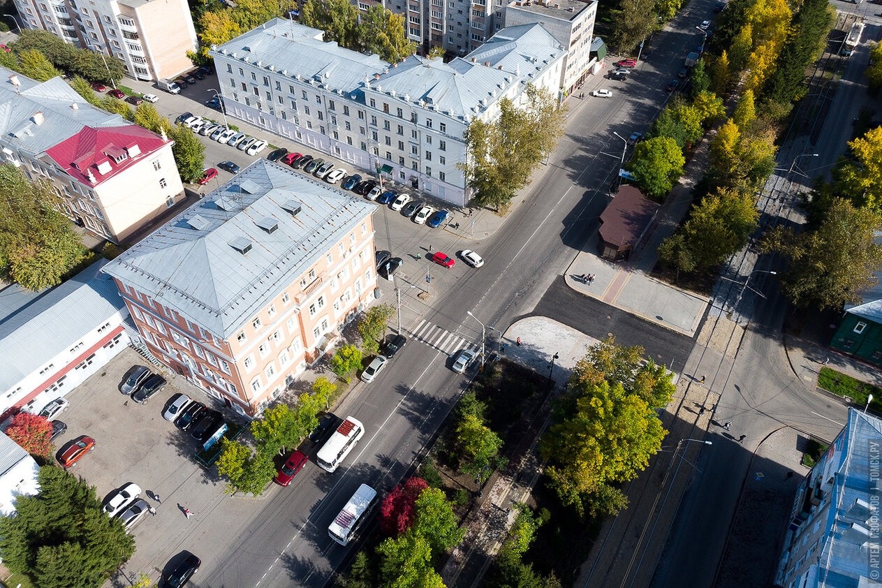 Томск благоустройство улицы.