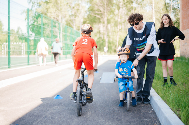 В Молодежном провели Спортфест на новой площадке