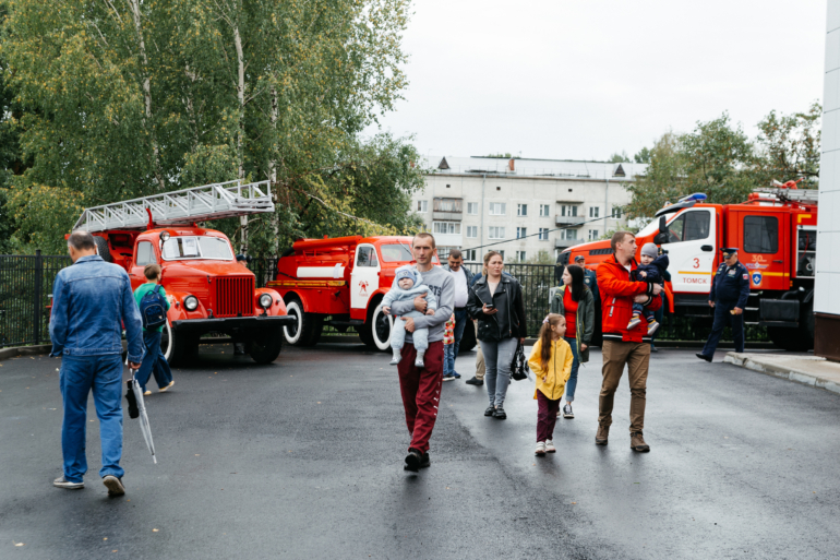 Пожарно-спасательный лицей Томского района принял учеников после ремонта