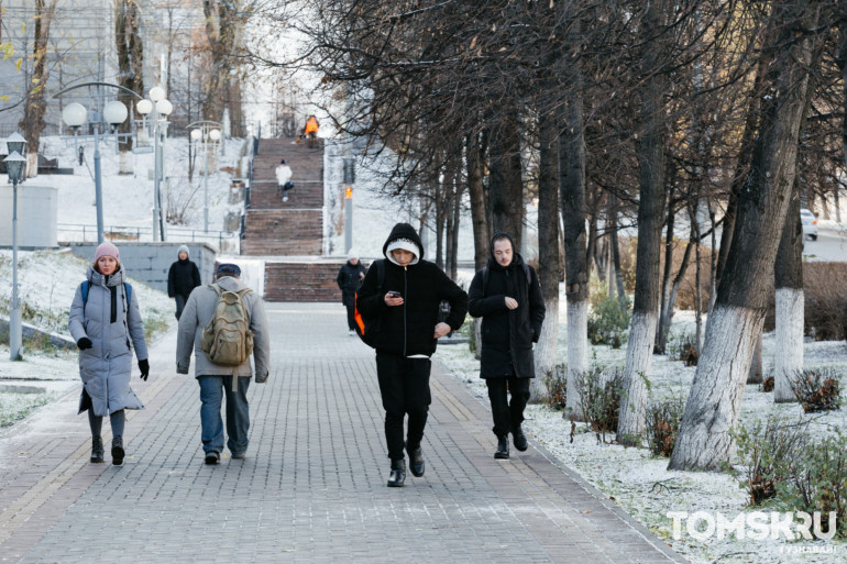 Томск укрылся первым снегом – фоторепортаж Tomsk.ru