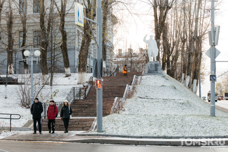 Томск укрылся первым снегом – фоторепортаж Tomsk.ru