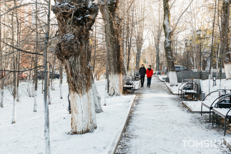 Томск укрылся первым снегом – фоторепортаж Tomsk.ru