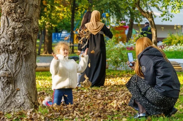 Фоторепортаж. Как томичи наслаждаются теплом бабьего лета