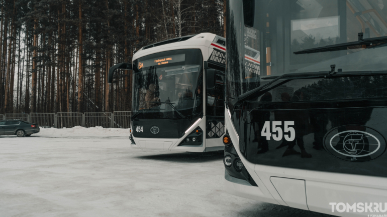 В Томске вышли в рейс новые троллейбусы «Адмирал». Фоторепортаж